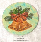 Suport de pahar decorat manual (model unicat); Hand made glass holder (unique model)